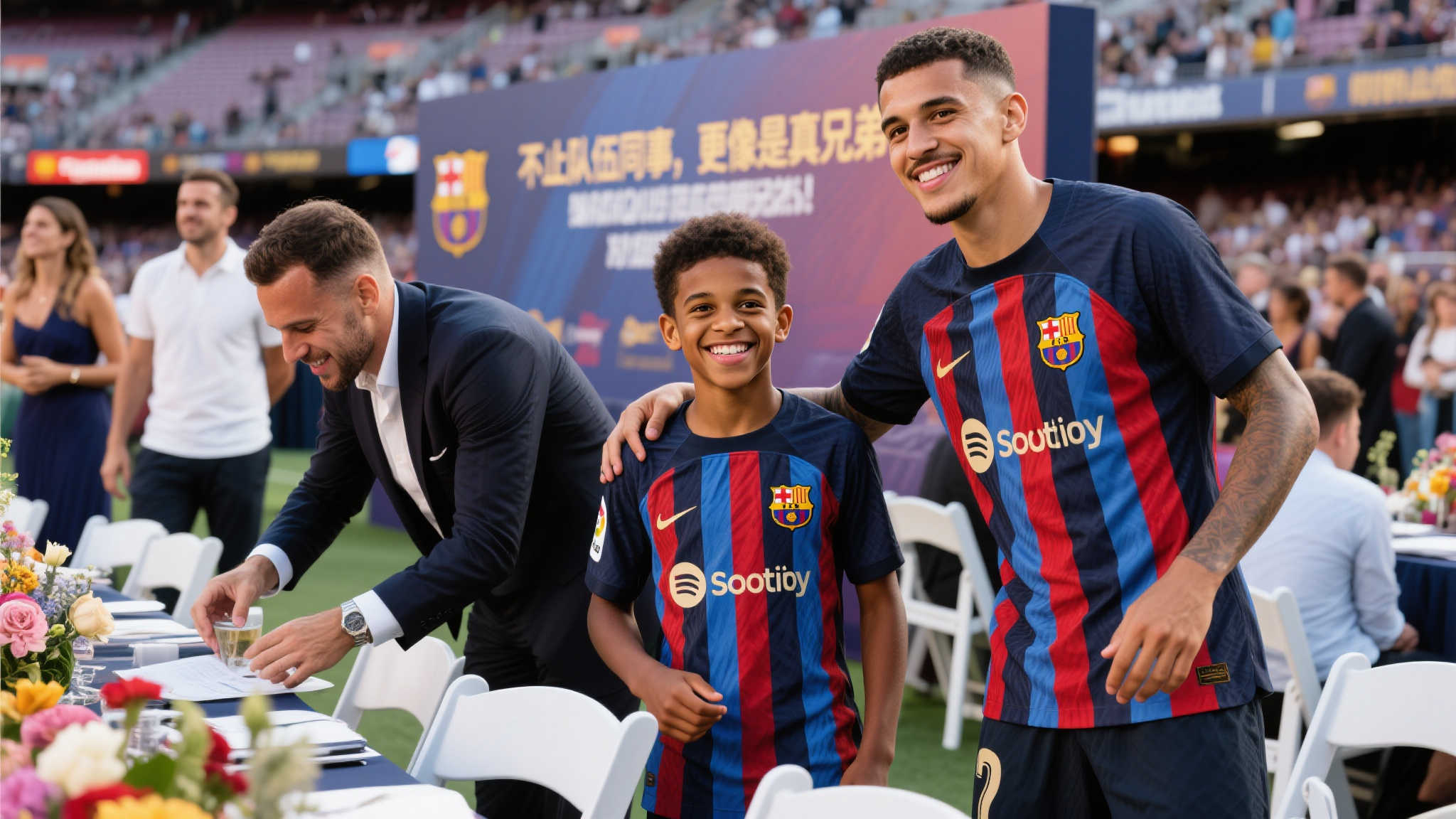 阿劳霍喜结连理，法蒂到场送祝福